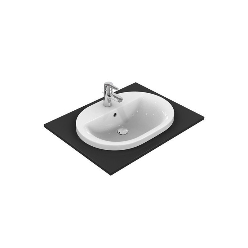 Süvistatav valamu Ideal Standard Connect Oval 55x43 cm, valge. E503901 цена и информация | Kraanikausid, valamud | kaup24.ee