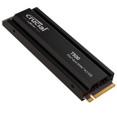 Crucial T500 2Tb w/Heatsink tray цена и информация | Внутренние жёсткие диски (HDD, SSD, Hybrid) | kaup24.ee