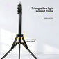 14-tolline LED-rõngasvalgusti koos alusega Livman LJJ-36 hind ja info | Fotovalgustuse seadmed | kaup24.ee