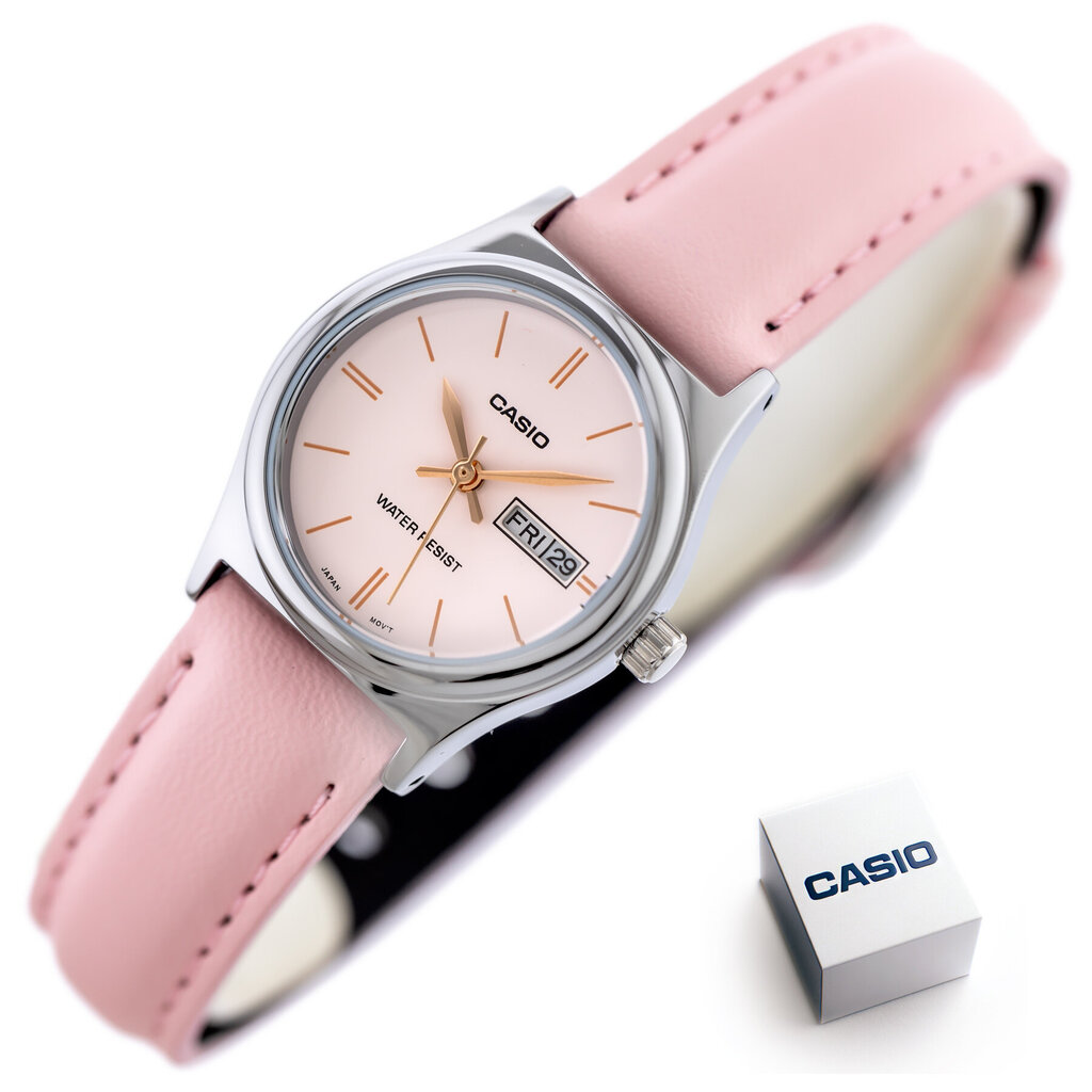 Jälgige naisi CASIO LTP-V006L-4B (zd576c) + kasti TAY29704 цена и информация | Naiste käekellad | kaup24.ee