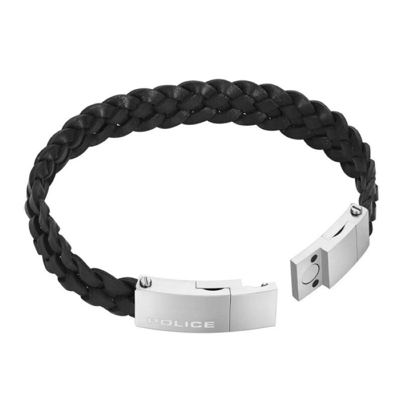 Police Herren Leder Armband - INDY II - PEAGB0009501 PEAGB0009501 цена и информация | Kaelakeed | kaup24.ee