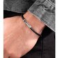 Police Warren Black Leather With Stainless Steel Wing Logo Gents Bracelet PEAGB0033601 PEAGB0033601 цена и информация | Kaelakeed | kaup24.ee