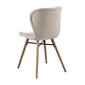 2 tooli komplekt Batilda A1, beež/tamm hind ja info | Söögilaua toolid, köögitoolid | kaup24.ee
