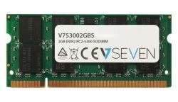 V7 DDR2 SODIMM 2GB 667MHz CL5 (V753002GBS) hind ja info | Operatiivmälu (RAM) | kaup24.ee