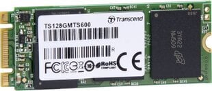 Transcend TS128GMTS600 цена и информация | Внутренние жёсткие диски (HDD, SSD, Hybrid) | kaup24.ee