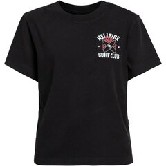 Quiksilver Stranger Things 86 Cropped puuvillane T-särk цена и информация | Женские футболки | kaup24.ee