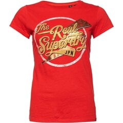 Superdry naiste The Real Sparkle Entry t-särk puuvillane цена и информация | Женские футболки | kaup24.ee