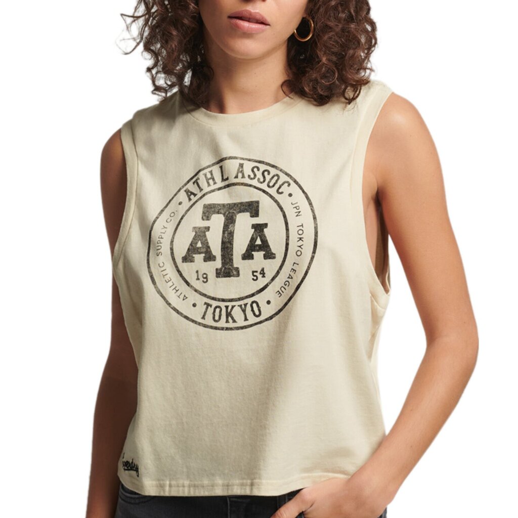 Naiste Superdry Vintage Collegiate Tank varrukateta särk hind ja info | Naiste T-särgid, topid | kaup24.ee