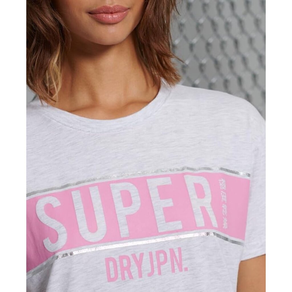 Naiste Superdry Sdry Panel t-särk puuvillane цена и информация | Naiste T-särgid, topid | kaup24.ee