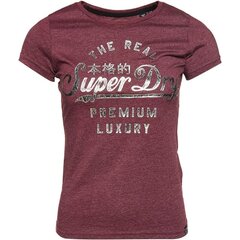 Superdry naiste Luxury Foil Entry t-särk puuvillane t-särk hind ja info | Naiste T-särgid, topid | kaup24.ee