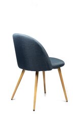 Комплект из 4-х стульев VK-09, синий/коричневый цена и информация | Стулья для кухни и столовой | kaup24.ee