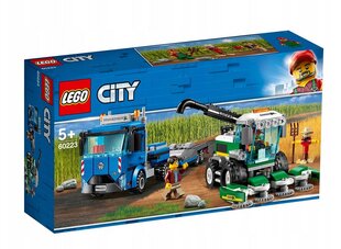 LEGO City Harvester Transporter, 365d. цена и информация | Конструкторы и кубики | kaup24.ee