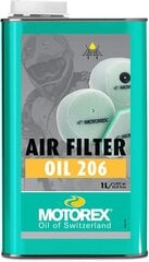 Õhufiltri puhasti Motorex Air Filter Oil 206, 1L hind ja info | Autokeemia | kaup24.ee