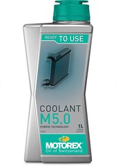 Охлаждающая жидкость Motorex M5.0 Motorex M5.0 Coolant Ready To Use 1L цена и информация | Очищающие и охлаждающие жидкости | kaup24.ee