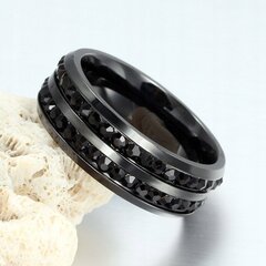 Свадебные кольца GOTHIC STAIN 316L р.25 O41-GOTH-25 цена и информация | Кольцо | kaup24.ee