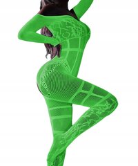 Bodystocking LIGHTING DARKNESS Mesh OPEN HOLE IN THE STROKE Jumpsuit EL257 hind ja info | Naiste sekspesu | kaup24.ee