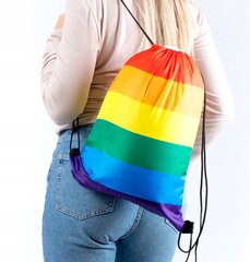 KOTT SELJAKOTT LGBT VIKERKAAR PRIDE VIKERKAAR KOTT 01 plecten01 hind ja info | Naiste käekotid | kaup24.ee