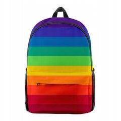 Vikerkaare seljakott LGBT PRIDE koolikott XL RB05-LGBT-XL hind ja info | Naiste käekotid | kaup24.ee