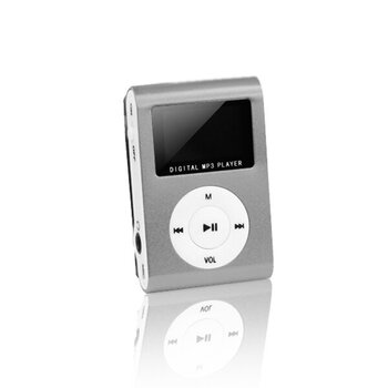 Setty Metal Clip MP3 Плеер с FM Радио LCD Дисплей Micro SD слот до 32GB всроенным Li-Ion аккумулятором Серебристый цена и информация | MP3 плеер, MP4 плеер | kaup24.ee