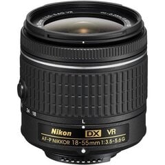 Objektiiv Nikon AF-P DX Nikkor 18-55mm f/3.5-5.6G VR hind ja info | Nikon Mobiiltelefonid, foto-, videokaamerad | kaup24.ee