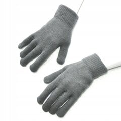 Акрил HANDS Warm Touch 20 см серый R01 R01-GREY цена и информация | Женские перчатки | kaup24.ee