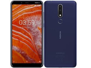 Nokia 3.1 Plus, Dual Sim, Mėlyna цена и информация | Мобильные телефоны | kaup24.ee