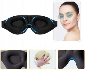 3D SLEEPING EYE Wrap Blinds LIGHT BLOCK E01_BLACK цена и информация | Женские пижамы, ночнушки | kaup24.ee