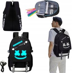 Kooliseljakott Marshmello, 35l, must hind ja info | Koolikotid, sussikotid | kaup24.ee