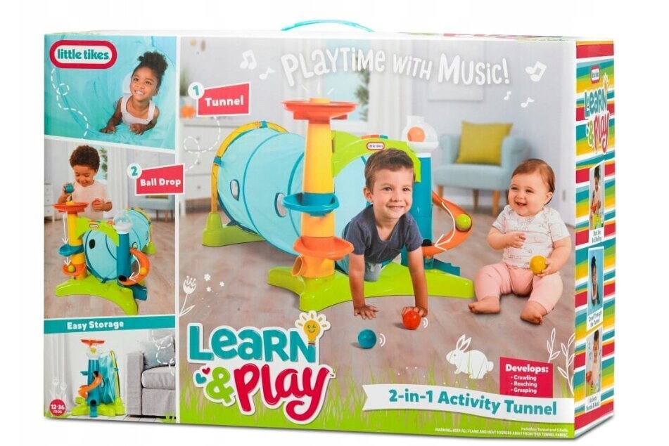 Mängutunnel lastele 2in1 Little Tikes hind ja info | Arendavad mänguasjad | kaup24.ee