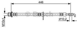 Тормозной шланг BOSCH 1987481914 T83110 цена и информация | Дополнительные принадлежности | kaup24.ee