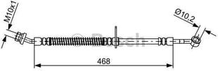 Тормозной шланг BOSCH для Kia Rio 1987481867 587321G000 цена и информация | Дополнительные принадлежности | kaup24.ee