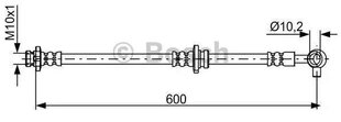 Pidurivoolik Bosch, 1 tk hind ja info | Lisaseadmed | kaup24.ee