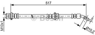 Тормозной шланг BOSCH для Subaru Impreza 1987481812 26541FE000 цена и информация | Дополнительные принадлежности | kaup24.ee