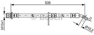 Тормозной шланг BOSCH 1987481773 1987481774 цена и информация | Дополнительные принадлежности | kaup24.ee