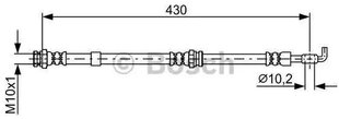 Тормозной шланг BOSCH для Mazda Mpv Ii (lw) 1987481956 LC6243980B цена и информация | Дополнительные принадлежности | kaup24.ee