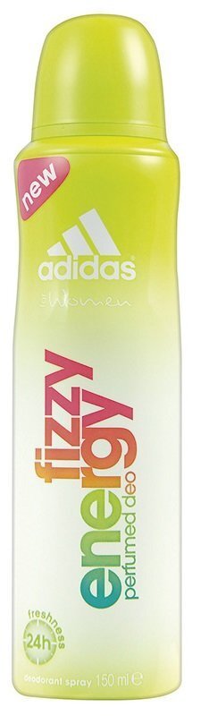 Spreideodorant Adidas Fizzy Energy naistele 150 ml цена и информация | Lõhnastatud kosmeetika naistele | kaup24.ee