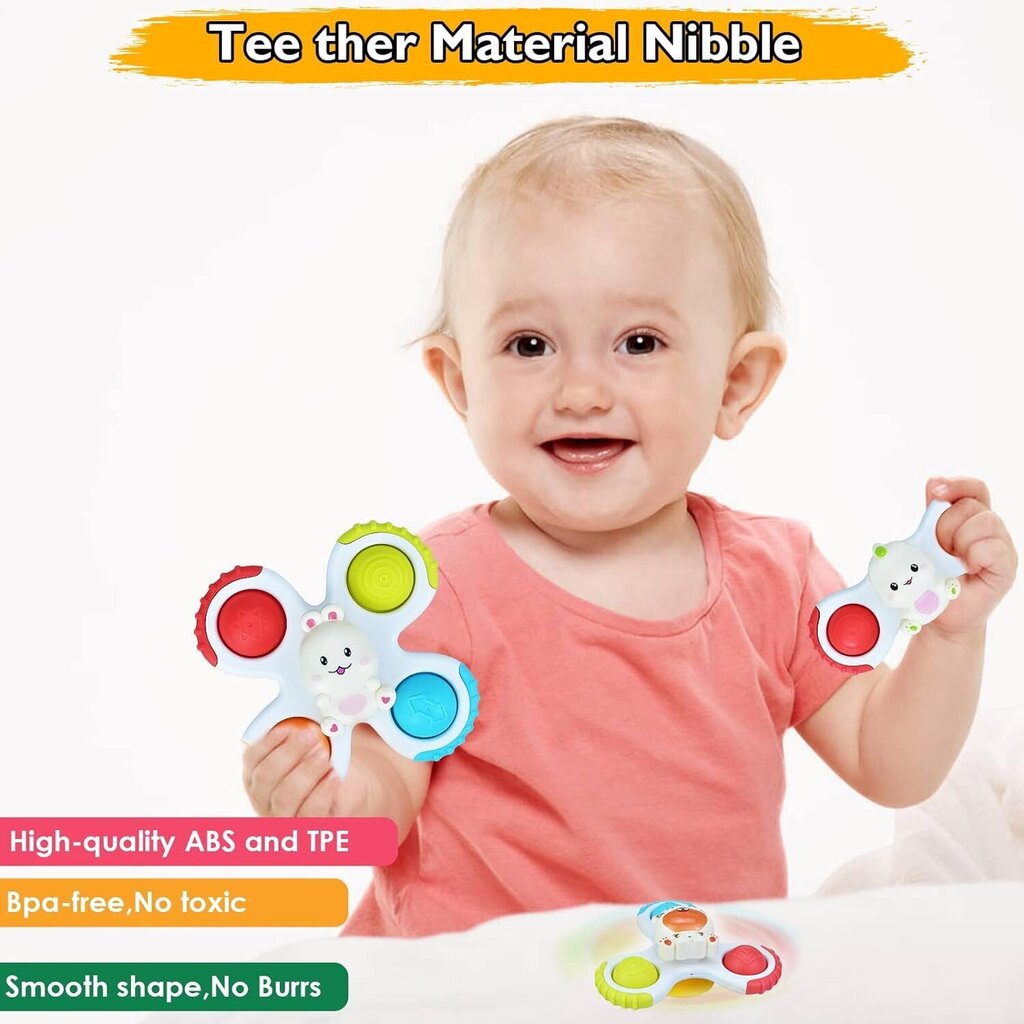 Spinner Bravokids, 3 tk. hind ja info | Imikute mänguasjad | kaup24.ee