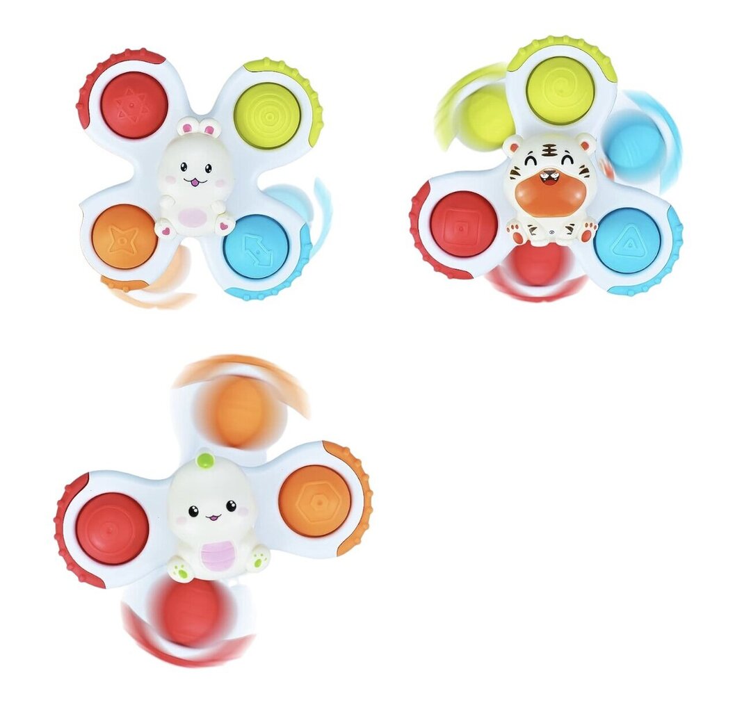 Spinner Bravokids, 3 tk. hind ja info | Imikute mänguasjad | kaup24.ee