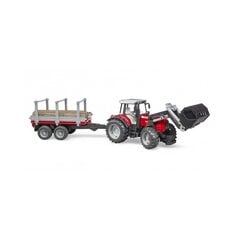 Laadur koos haagisega Bruder Massey Ferguson, 2046 цена и информация | Игрушки для мальчиков | kaup24.ee