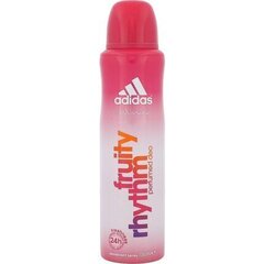 Spreideodorant Adidas Fruity Rhythm naistele 150 ml hind ja info | Lõhnastatud kosmeetika naistele | kaup24.ee