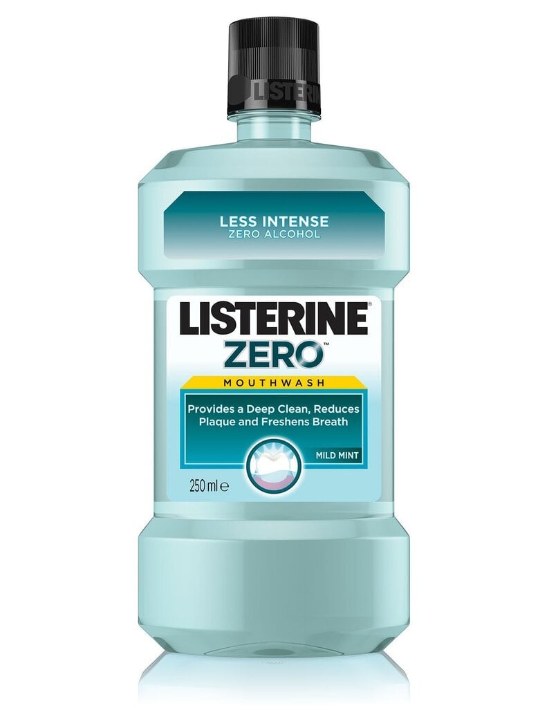 Suuloputusvedelik Listerine Zero Mild Mint 250 ml hind ja info | Suuhügieen | kaup24.ee