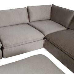 Модульный диван Home4you Tevy, серый цена и информация | Диваны | kaup24.ee