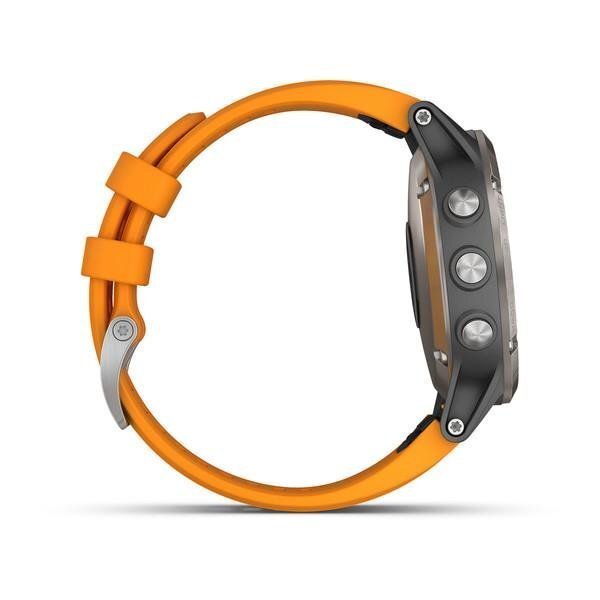 Garmin Fenix 5 Plus Sapphire, Orange 010-01988-05 hind ja info | Nutikellad (smartwatch) | kaup24.ee