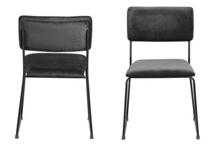 2 tooli komplekt Cornelia, hall/must hind ja info | Söögitoolid, baaritoolid | kaup24.ee
