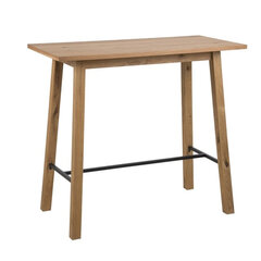Барный стол Chara, цвет дуба/черный цена и информация | Кухонные и обеденные столы | kaup24.ee