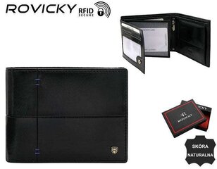 Мужской кожаный кошелек Rovicky Rfid n992-rvts цена и информация | Мужские кошельки | kaup24.ee