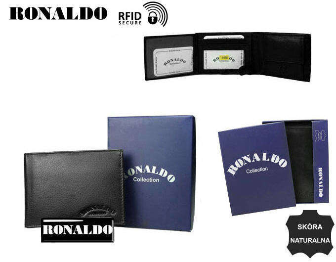 rfid nahast rahakott ronaldo 0670-d hind ja info | Meeste rahakotid | kaup24.ee