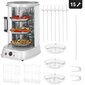 MINI grill kebab grill güroskoop kala juurvilja vertikaalne 4in1 1800W Royal Catering RCGV-1800 10086891 hind ja info | Köögitarbed | kaup24.ee