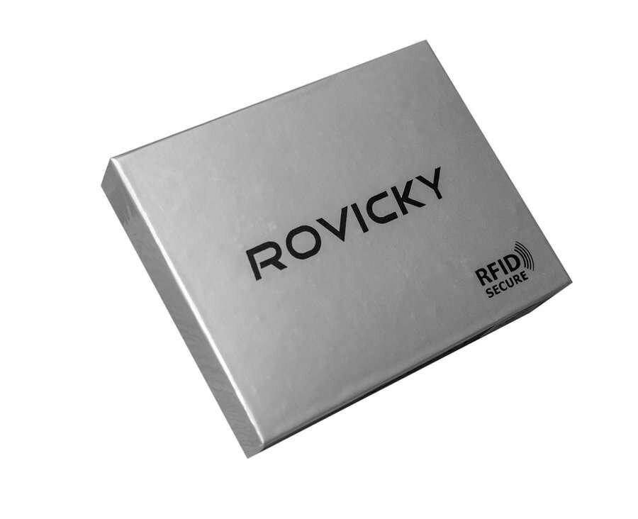 rfid nahast rahakott rovicky pc-106-bar цена и информация | Meeste rahakotid | kaup24.ee