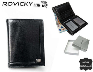 кожаный rfid-кошелек rovicky pc-106-bar цена и информация | Мужские кошельки | kaup24.ee